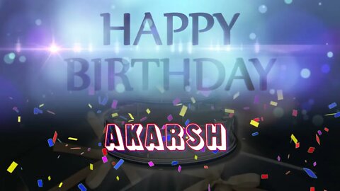Wish you a very Happy Birthday Akarsh from Birthday Bash