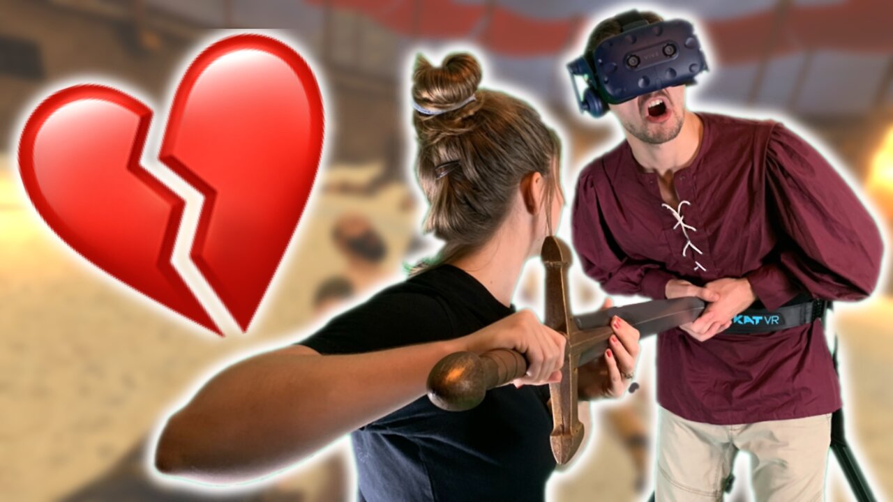 MY WIFE BEAT ME WITH A FOAM SWORD IN VR: Blade And Sorcery Kat Walk C