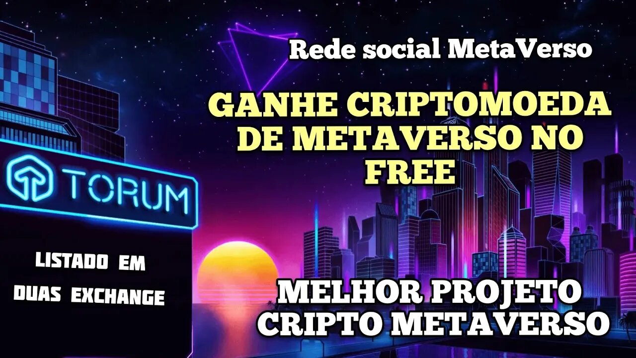 🔥Ganhe Tokens MetaVerso Grátis Já Listada /Nova Rede Social 🔥