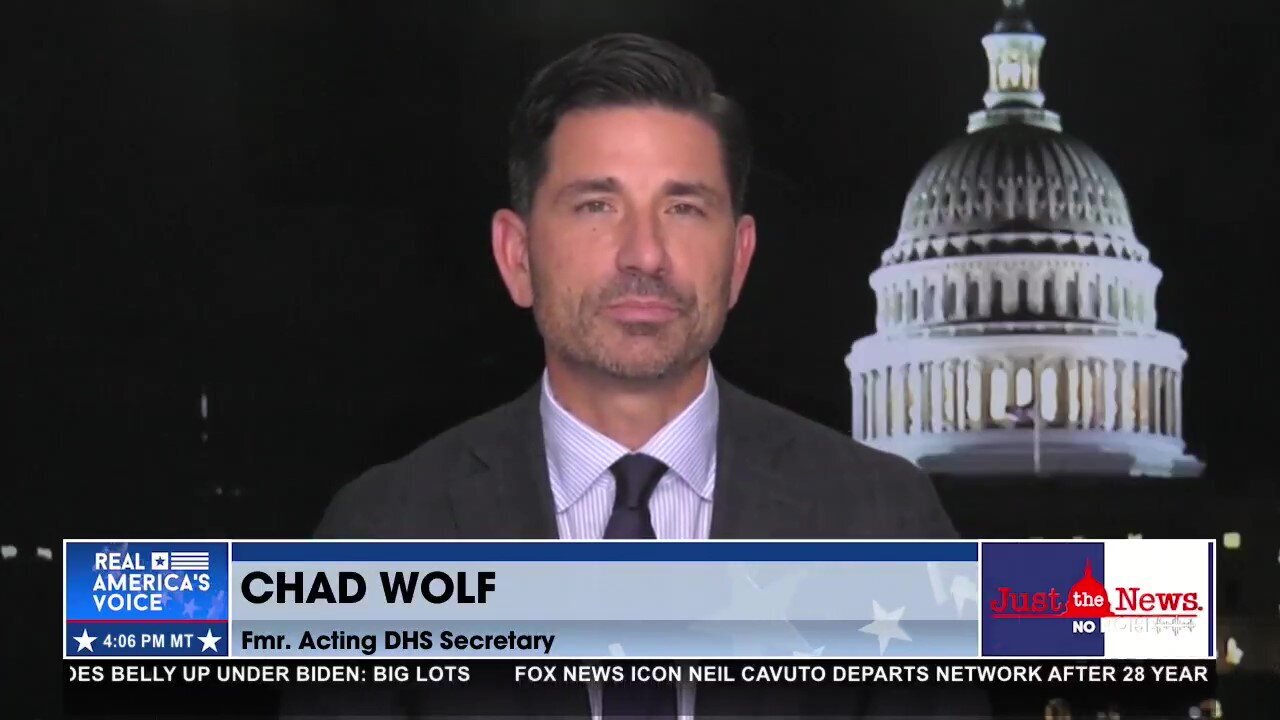 📌Chad Wolf says the Biden admin’s credibility crisis contributed to Trump's election victory