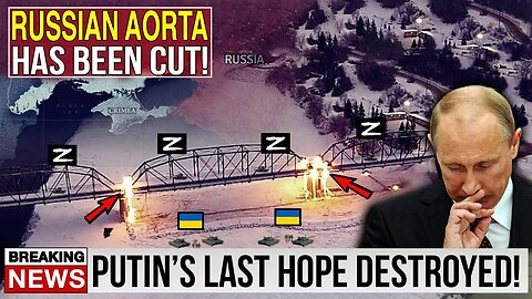 Ukraine cut Russia's most important railway line and blew up Russian trains!