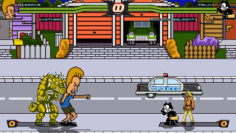 MUGEN - DRACUL's Chars - Beavis & Hothead vs. Felix & Solieyu Belmont - Download