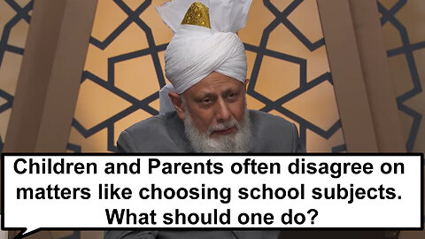 Children and parents often disagree on matters like choosing school subjects. what should one do?