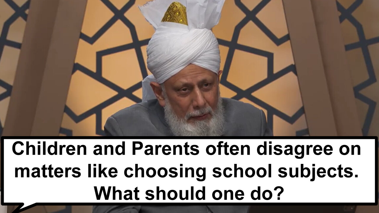 Children and parents often disagree on matters like choosing school subjects. what should one do?