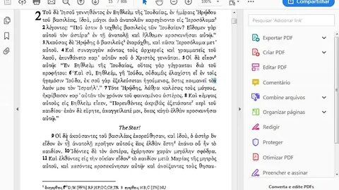 Mateus 2 lido no grego familia 35