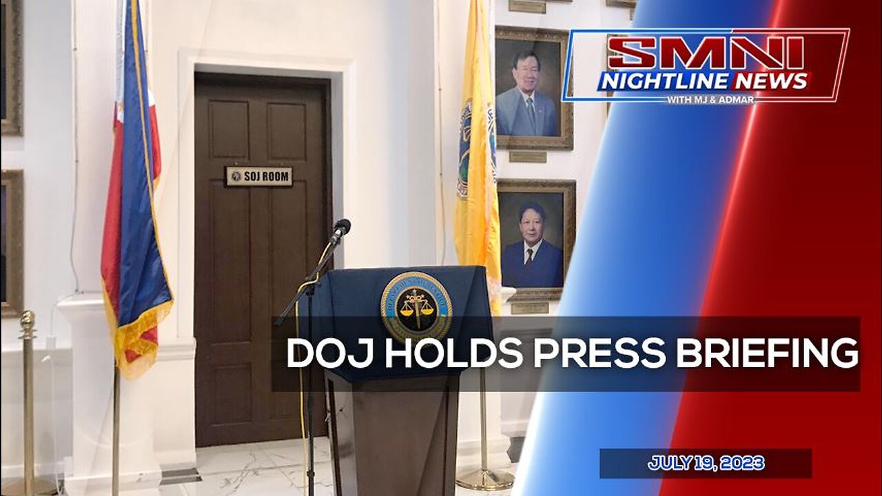 REPLAY: DOJ holds press briefing | July 19, 2023