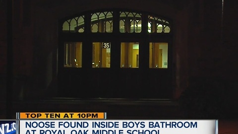 Noose found at Royal Oak Middle School