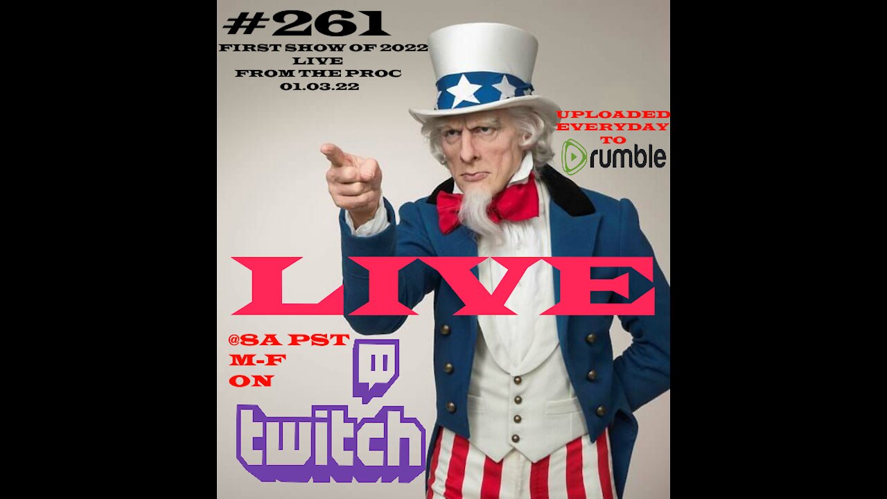 #261 FIRST SHOW OF 2022 FOR NESARA/GESARA LIVE FROM THE PROC 01.03.22