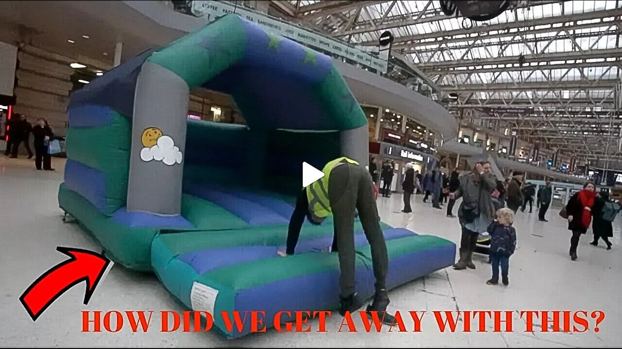 50 - Setting Up Bouncy Castle in Ridiculous Places