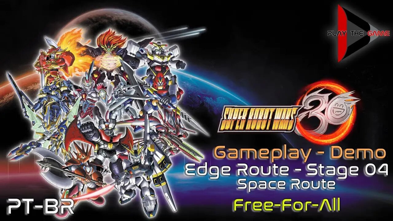 Super Robot Wars 30 (Demo) - Space Stage 04 (Edge Route): Team Rabbits, Scramble [PT-BR][Gameplay]