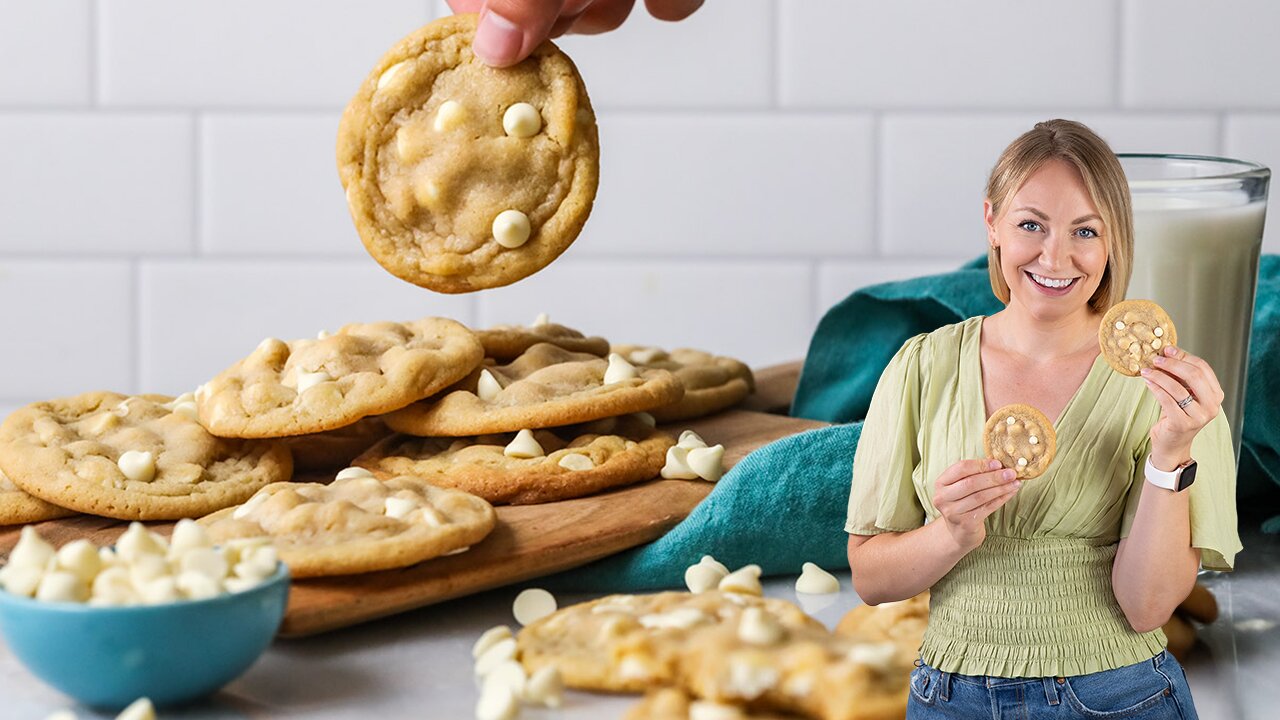 White Chocolate Chip Cookies