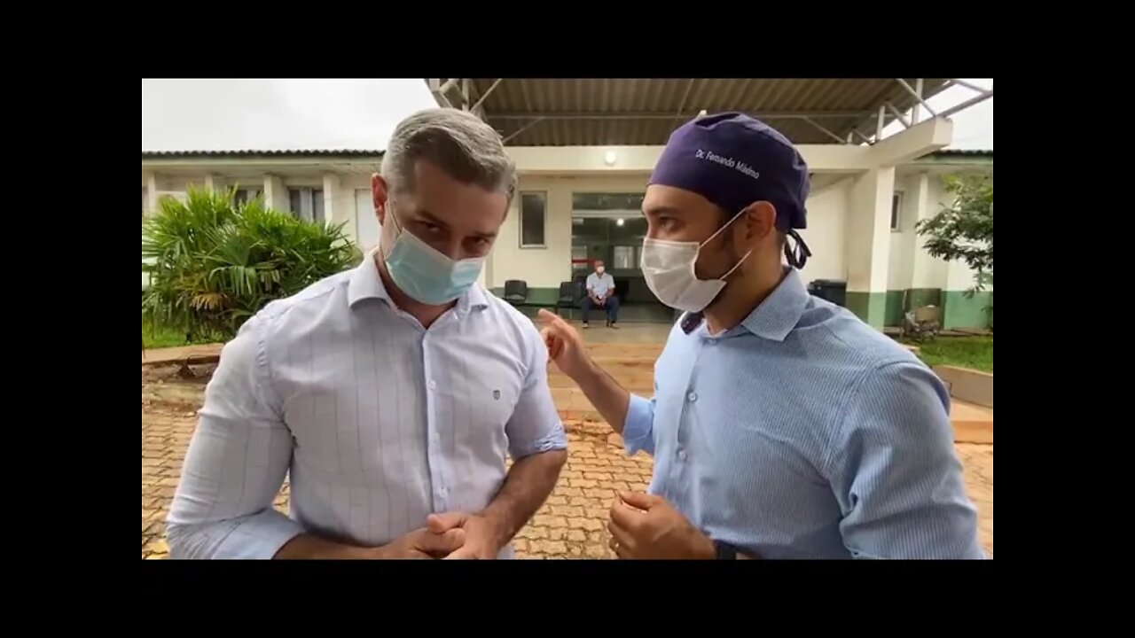 Secretário Fernando Maximo visita o Hopital Municipal neste sábado dia 05 de março de 2022