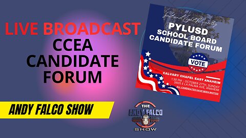 Live Broadcast - CCEA Candidate Forum