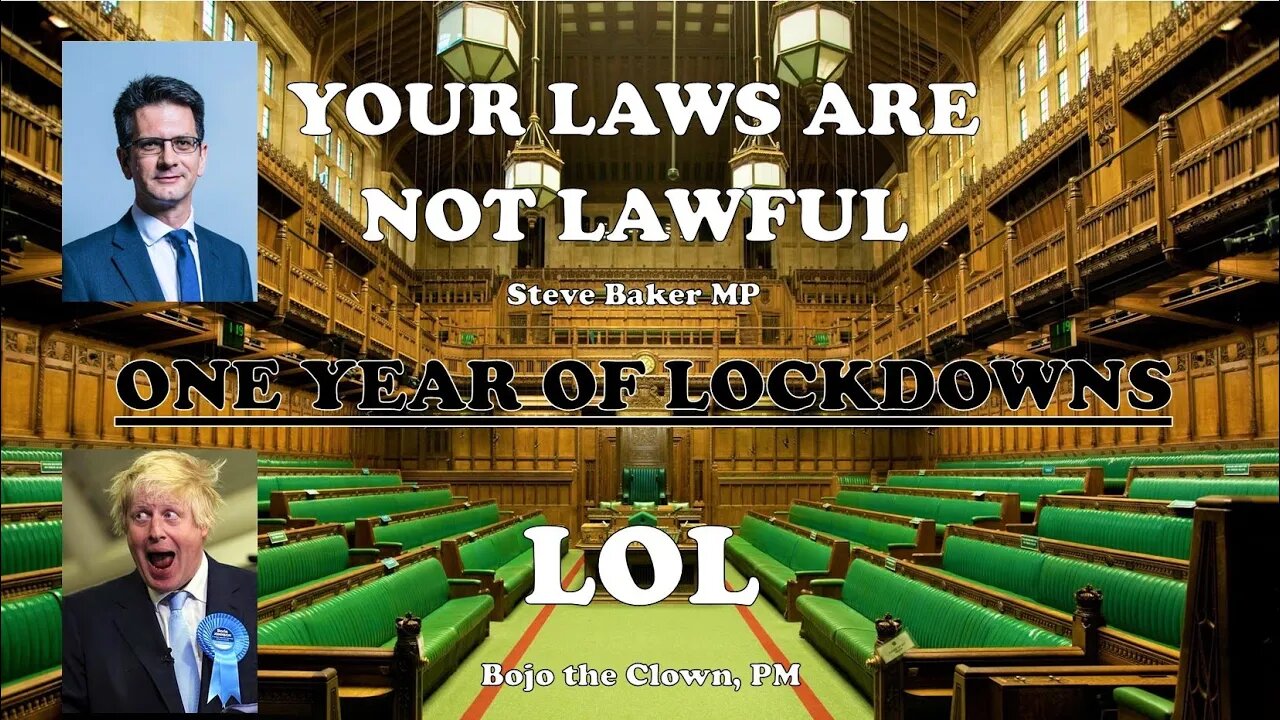 1 year into lockdown and restrictions still going // Fines for going on holiday // Steve Baker MP