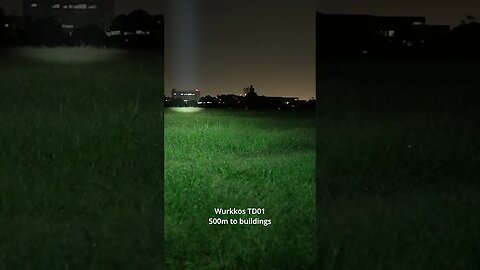 Wurkkos TD0 500m beamshot test