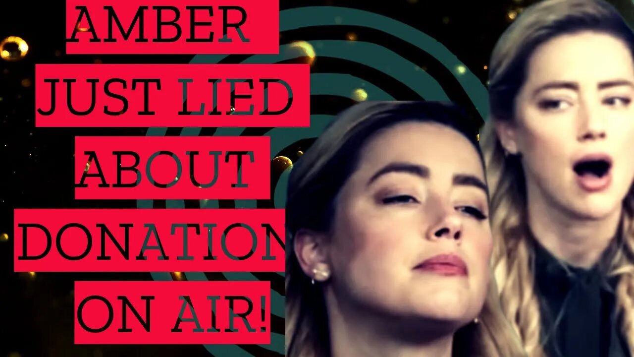 “YES, I donated the 7 million” #amberheard LIES on AIR #shorts