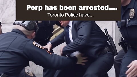 Perp has been arrested. Booking photo.