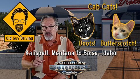 Kalispell, Montana to Boise, Idaho in American Truck Simulator