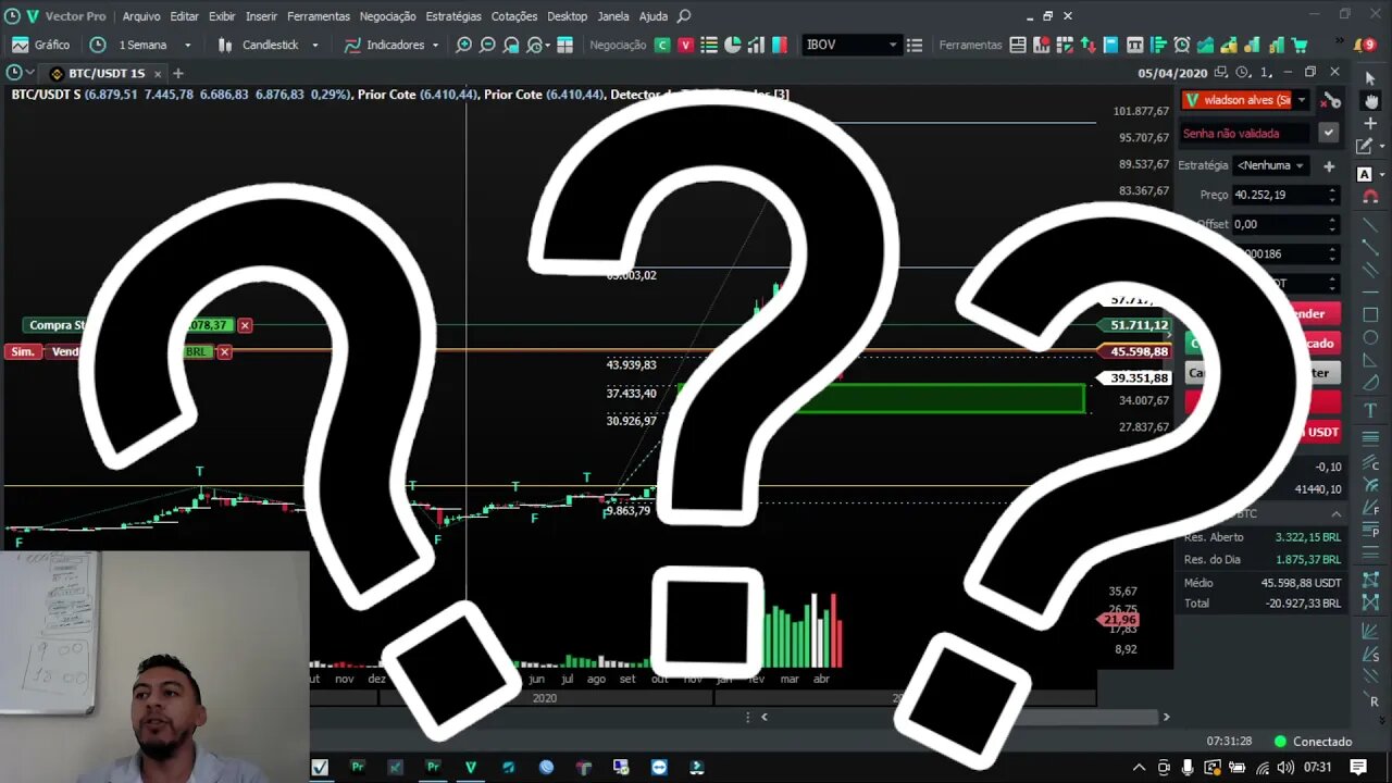 COMO LUCRAR COM A QUEDA DO BITCOIN PROFIT PRO #VectorPro