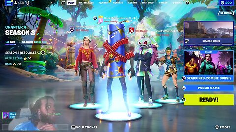 Fortnite with Rock Mercury