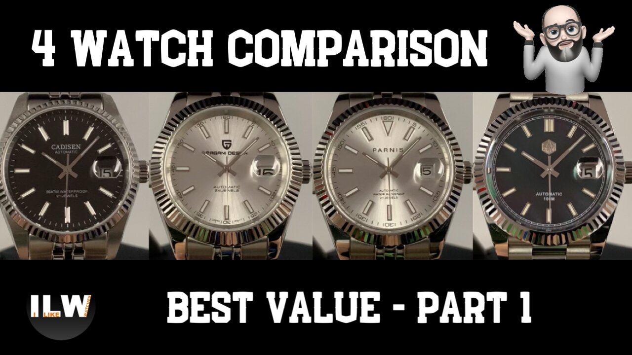 Comparing 4 Homages to the Rolex Datejust - Part 1