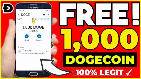 HIDDEN SITE 😳 FREE 1,000 DOGE From This Old Cloud Mining Site