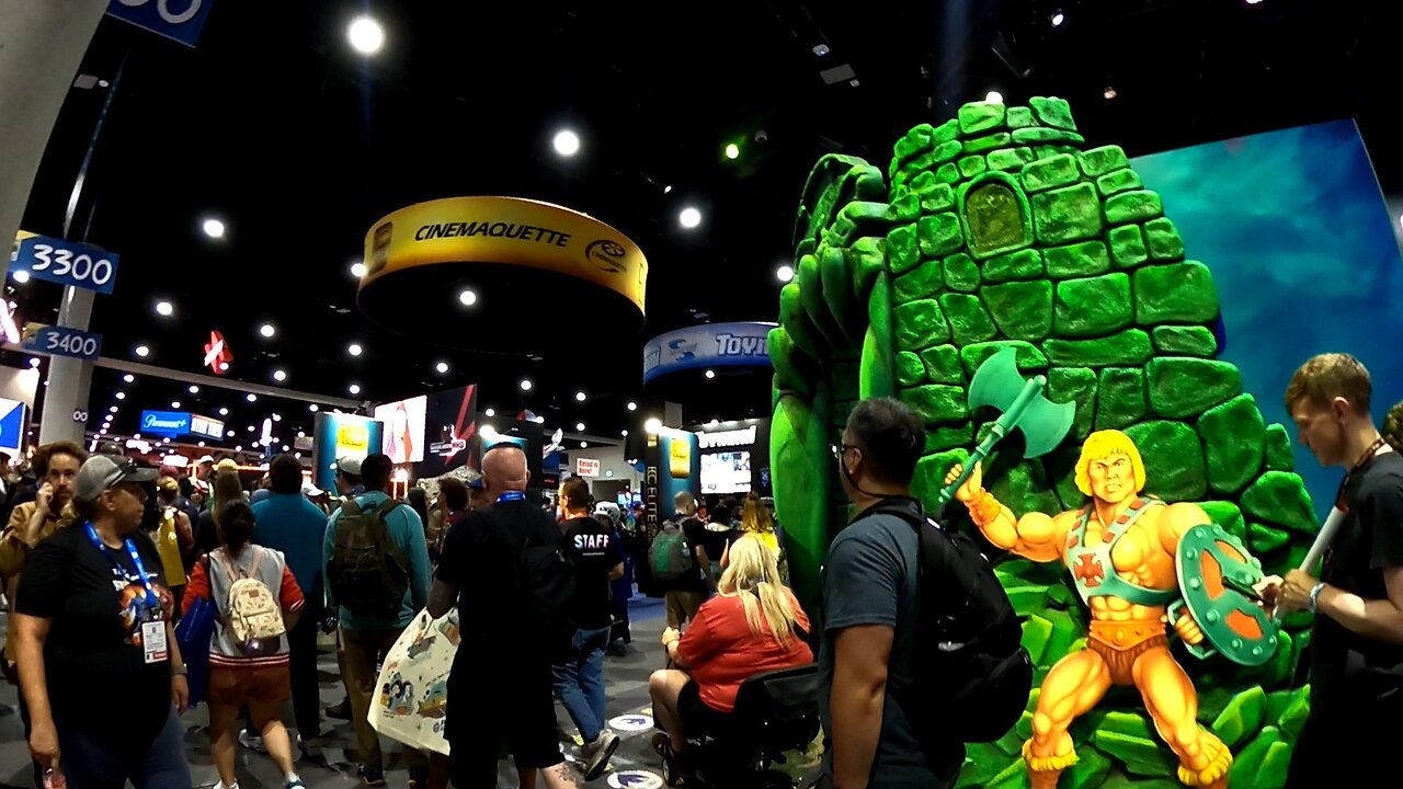 He-man Booth at Comic Con in San Diego 2024