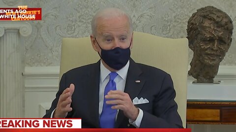 Biden on states lifting mask mandates: 'The last thing we need is Neanderthal thinking'.
