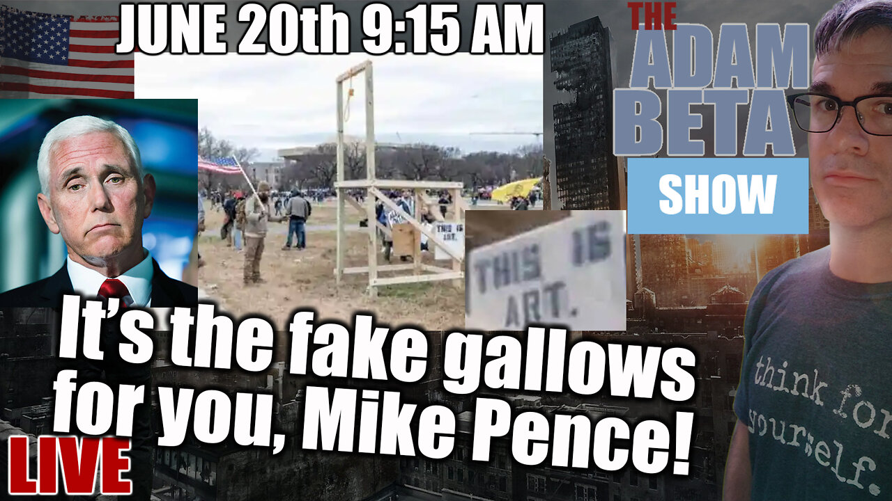 Lib2Liberty June 20th 9:15 AM "It’s the fake gallows for you, Mike Pence!"