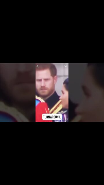 Harry to Megan: Turn Around! Follow the Royal Rules! #shorts #meganmarkle #princeharry