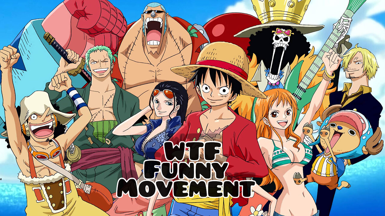 One piece funny WTF movements try not to laugh challenge part 1🤣🤣🤣😎
