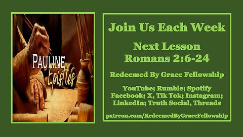 The Pauline Epistles - Romans 2:-24
