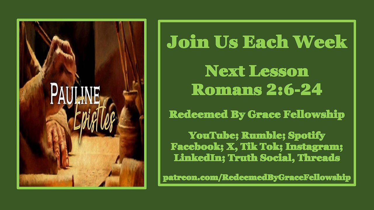 The Pauline Epistles - Romans 2:-24