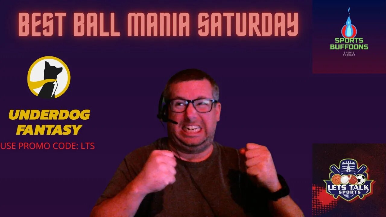 BEST BALL MANIA SATURDAY | FANTASY FOOTBALL DRAFT