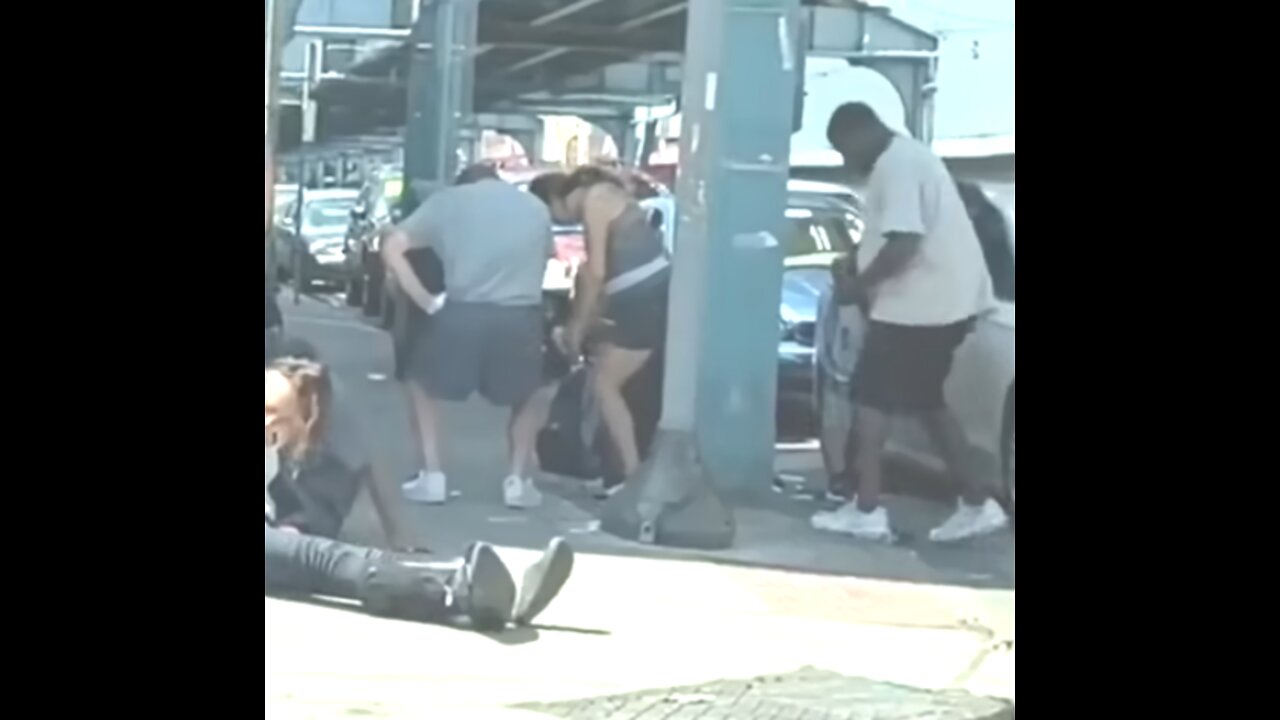 Fentanyl abuse on Kensington Avenue in Philadelphia