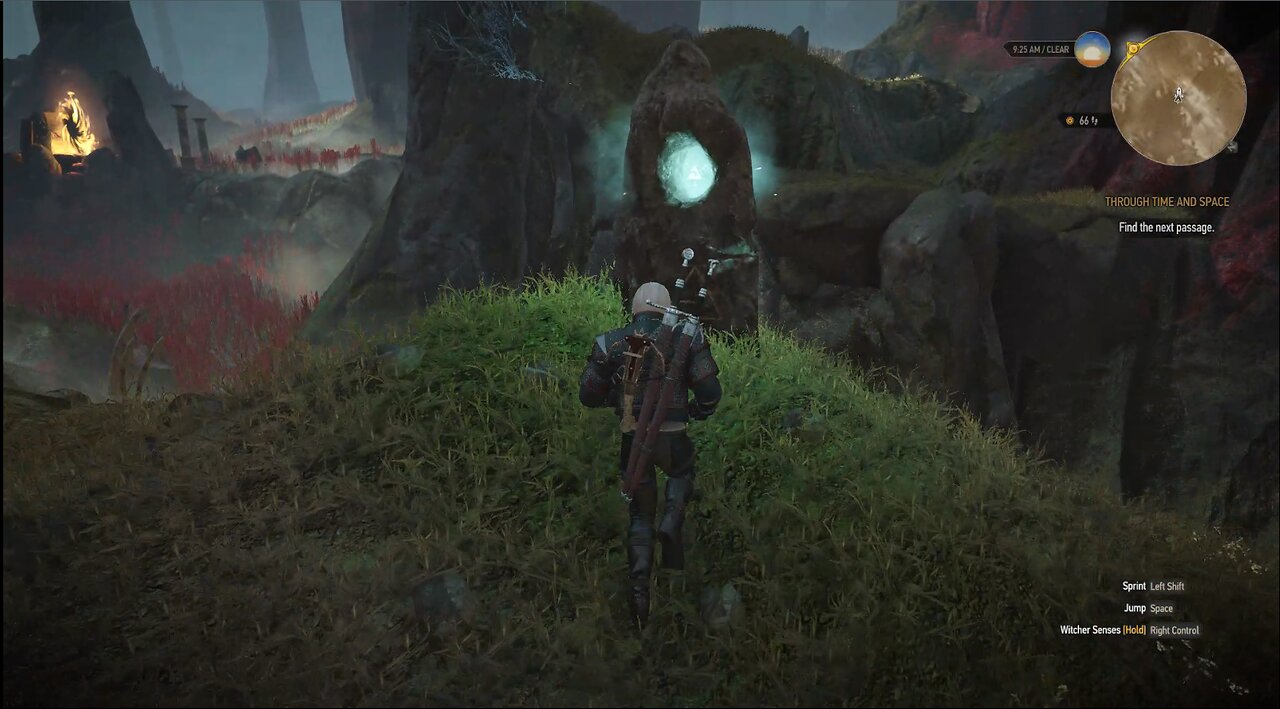 The Witcher 3 through time and space part 2 poisonous gas and place of power