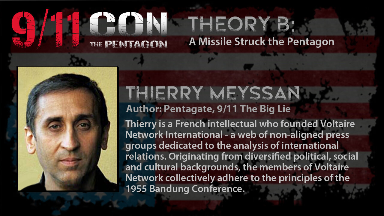 Theory B: A Missile Struck the Pentagon (with 30 min. Q&A)