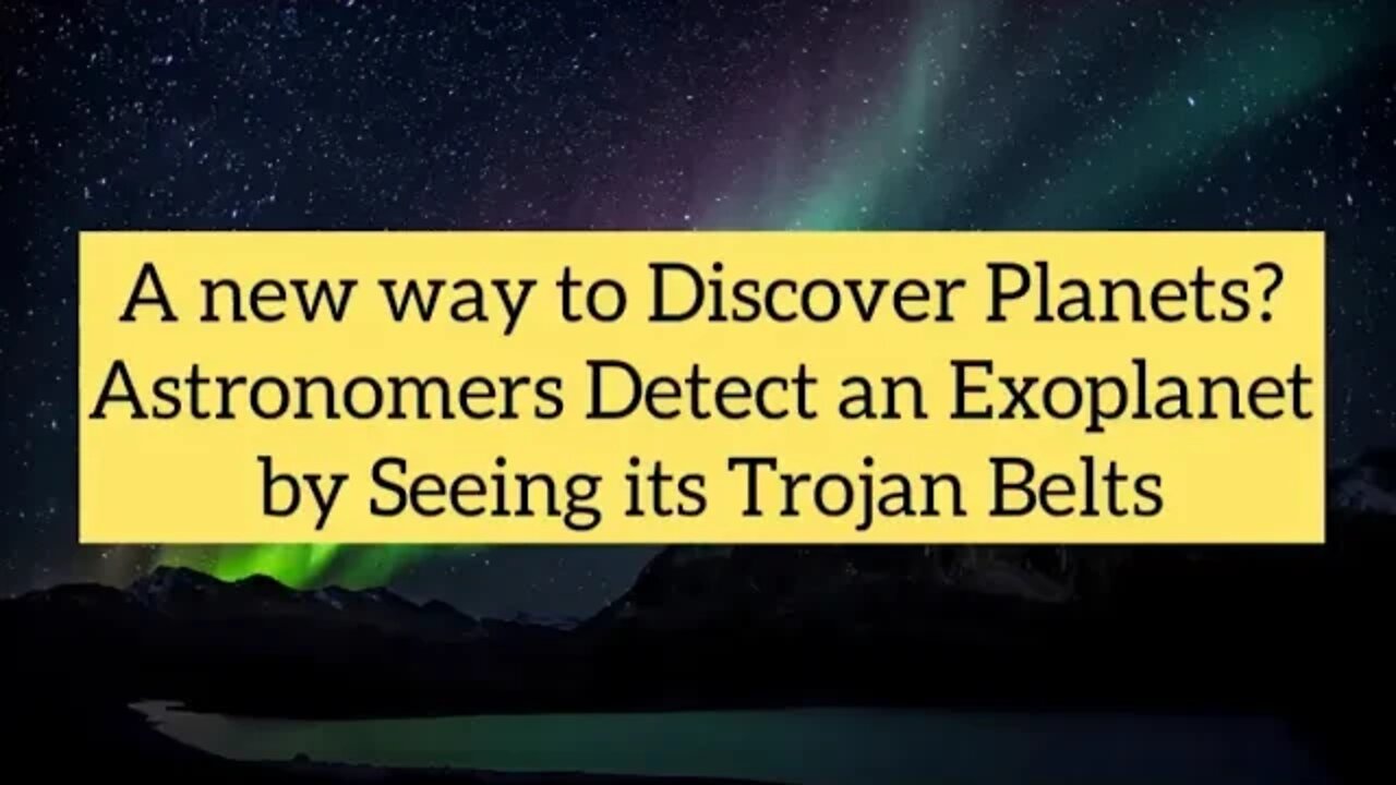 A new way to Discover Planets?