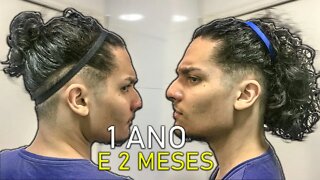 1 ANO E 2 MESES DEIXANDO O CABELO CRESCER