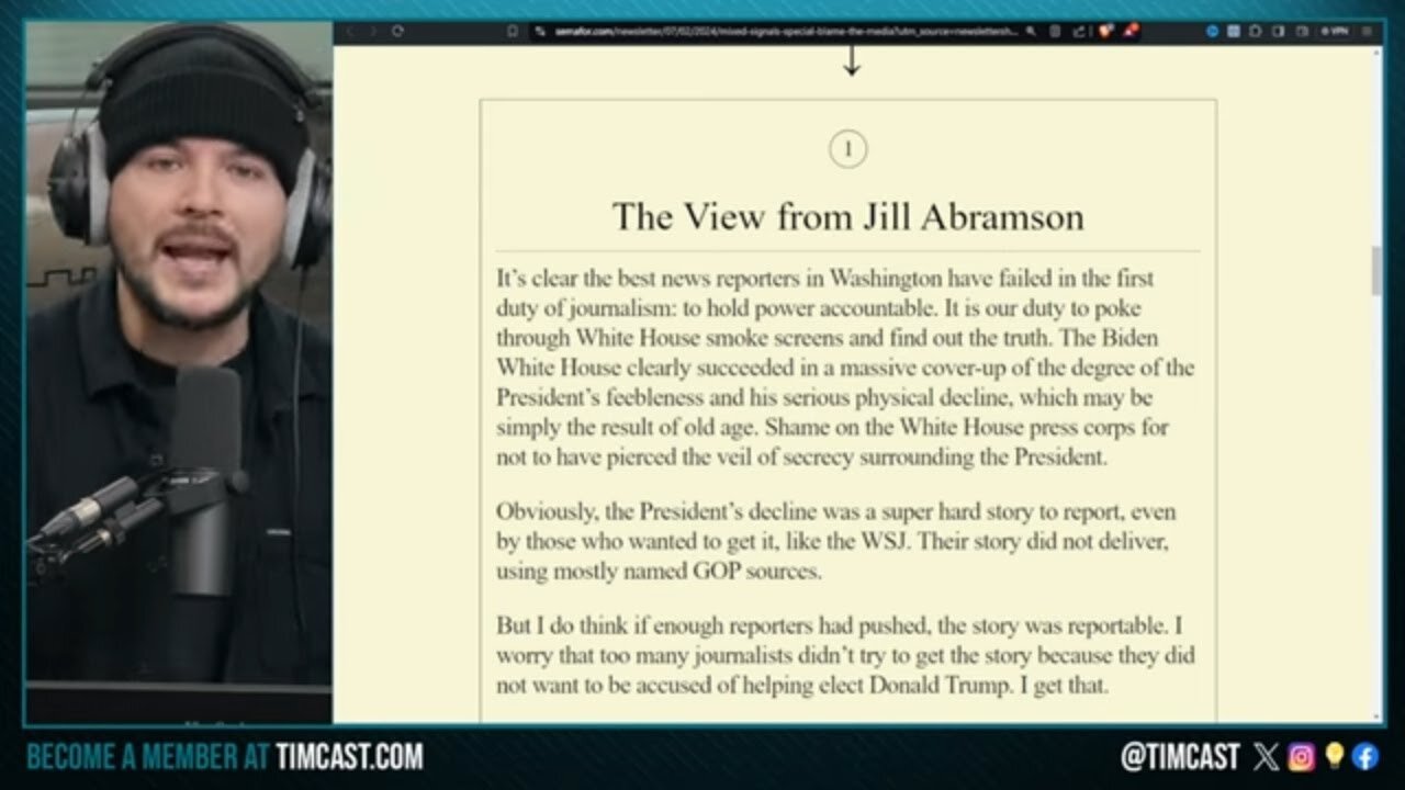 Woke Media ROASTED For Claiming Biden COVERED UP His Mental Collapse, NO ONE BELIEVES THIS