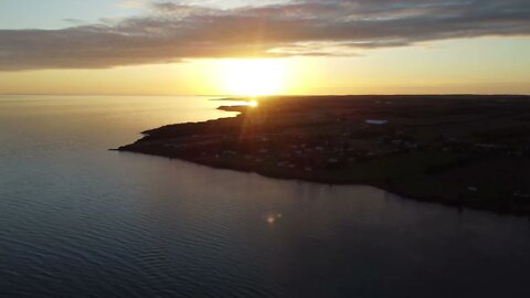 Overhead view of the Sunset