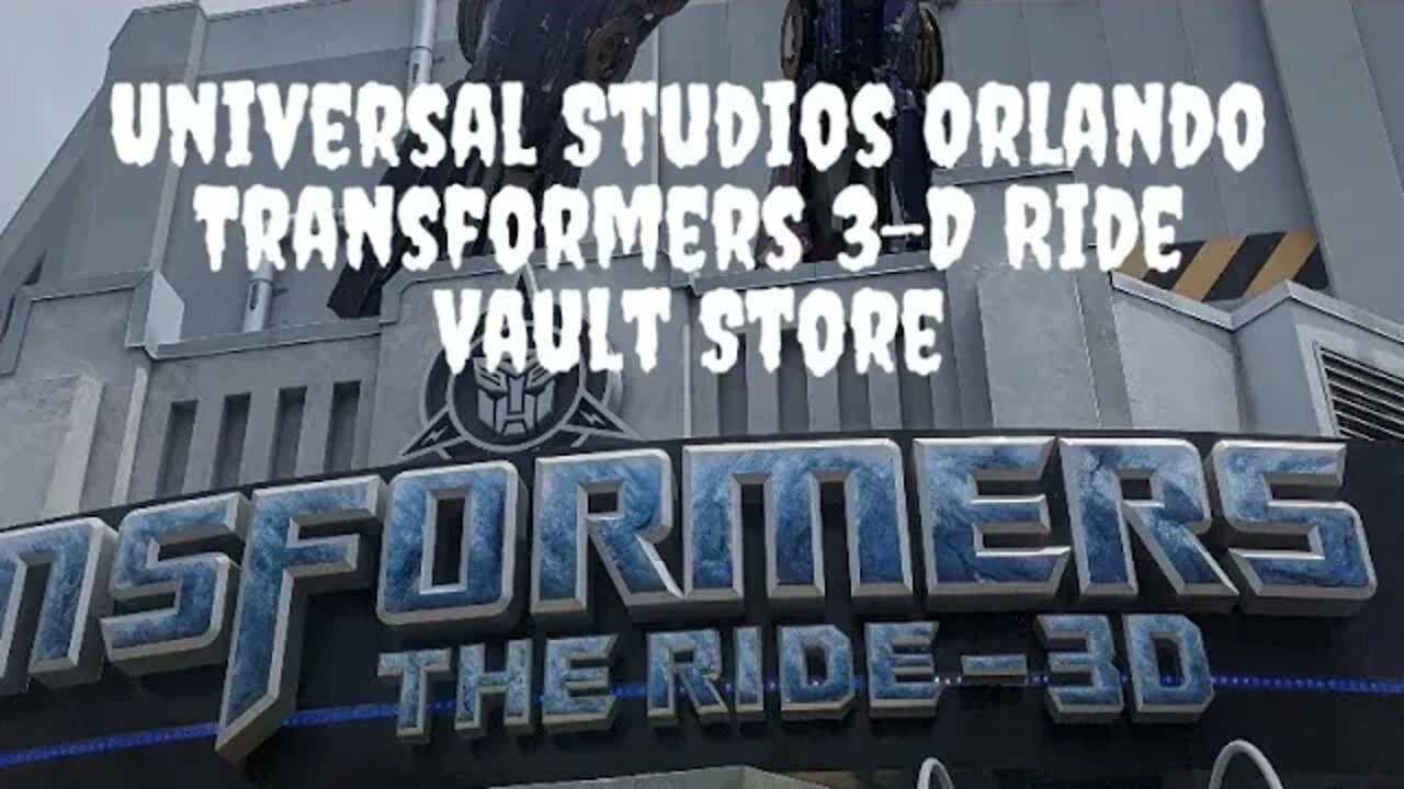 Universal Studios Transformers 3-D Ride Vault Supply Store Walk Thru - Orlando FL Rodimusbill Short