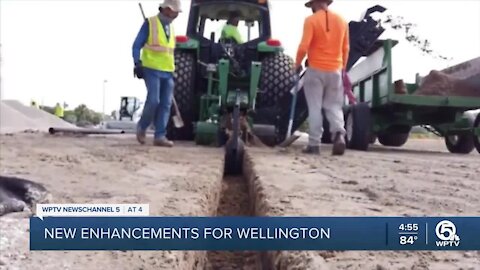 Renovations on Wellington park, library near completion