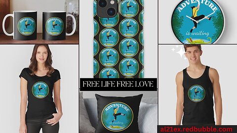 ADVENTURE IS WAITING T-SHIRTS AND MERCH