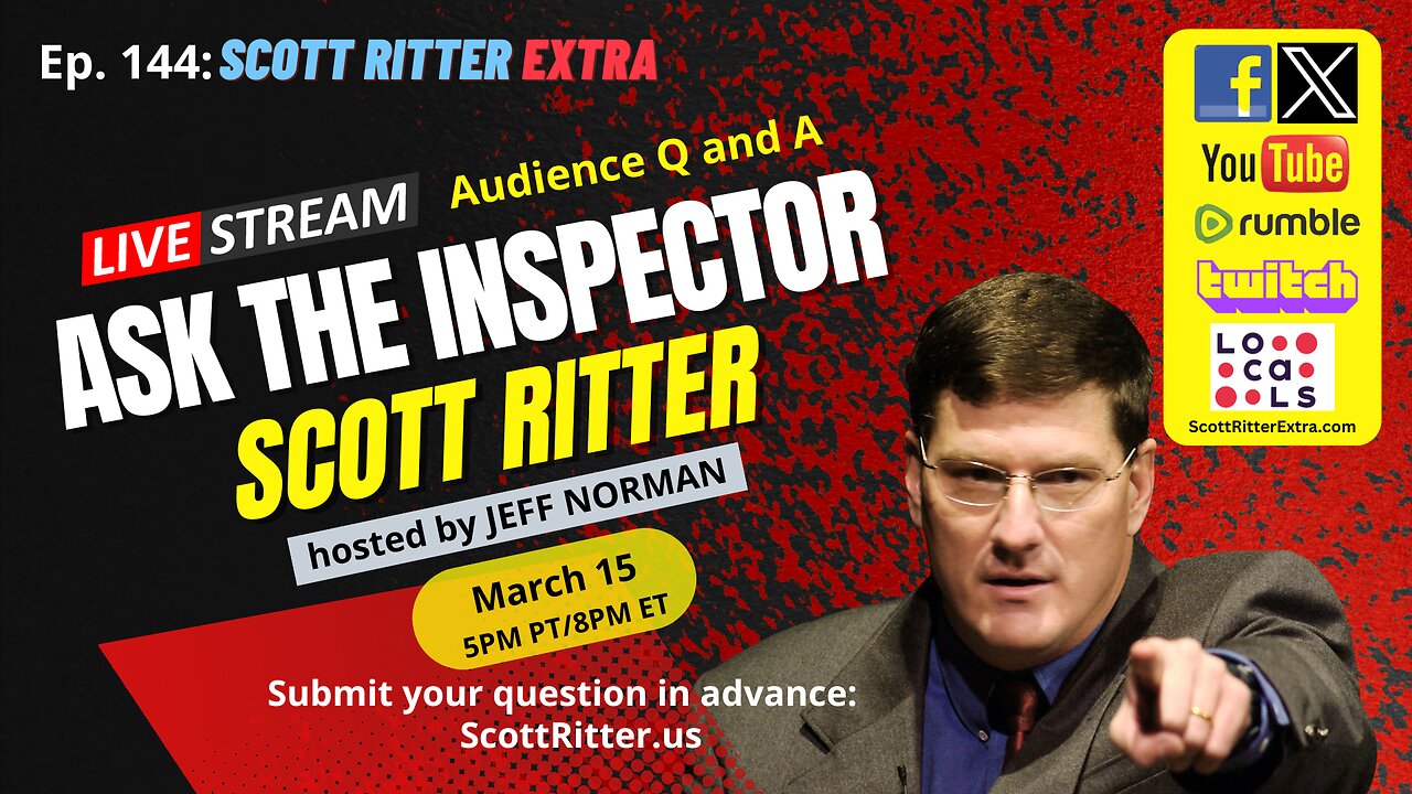 Ask the Inspector Ep. 144 (streams March 15 at 8 PM ET)