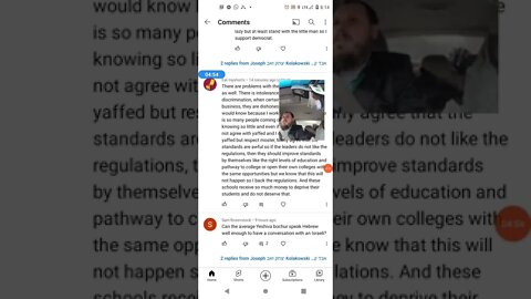 reacting to YouTube comments on the failed public schools and fake Israeli so called Hebrew