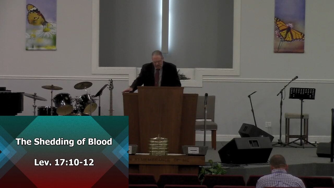 The Shedding of Blood (Leviticus 17:10-12)