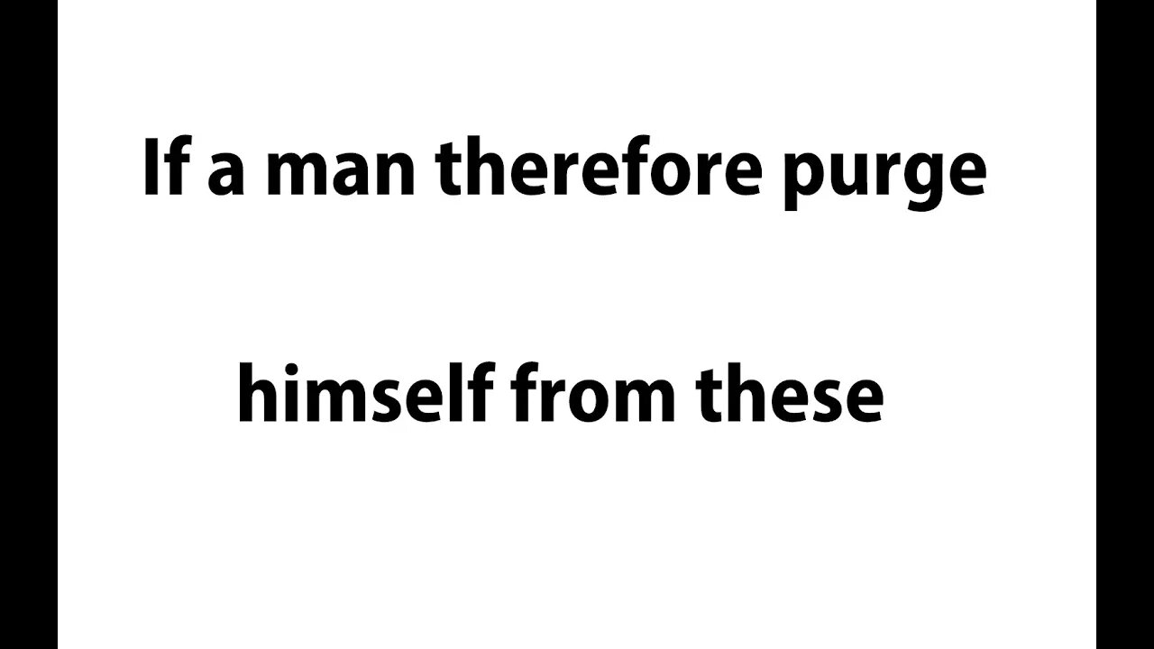 Purge out the old leaven - Depart from Iniquity