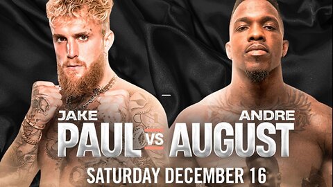 JAKE PAUL VS ANDRE AUGUST BOXING LIVE