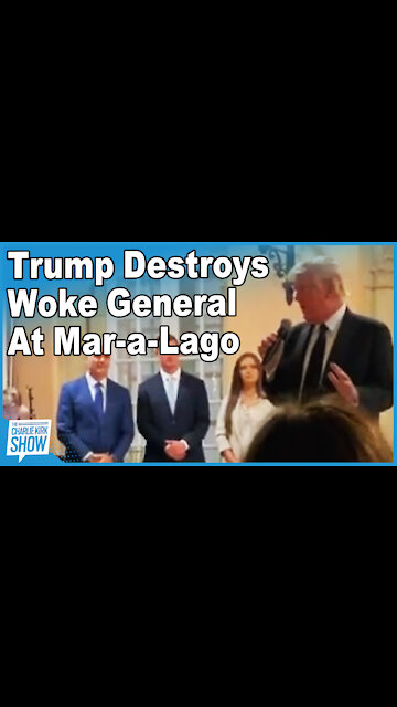 Trump Destroys Woke General At Mar-a-Lago